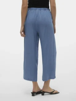 Vero Moda Hosen*VMBREE MR WIDE TENCEL CULOTTE GA NOOS Medium Blue Denim