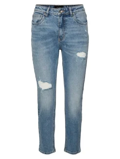 Vero Moda Jeans*VMBRENDA HR STRAIGHT A DS GU3124 GA NOOS Medium Blue Denim