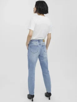 Vero Moda Jeans*VMBRENDA HR STRAIGHT A DS GU3124 GA NOOS Medium Blue Denim