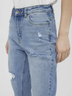 Vero Moda Jeans*VMBRENDA HR STRAIGHT A DS GU3124 GA NOOS Medium Blue Denim