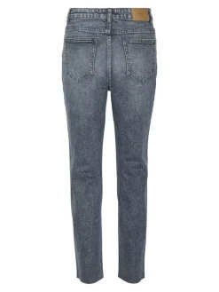 Vero Moda Jeans*VMBRENDA HR STRAIGHT ANK CUT GU3134 GA Dark Blue Denim