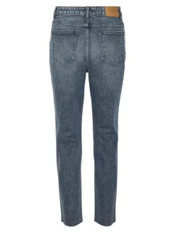 Vero Moda Jeans*VMBRENDA HR STRAIGHT ANK CUT GU3134 GA Dark Blue Denim