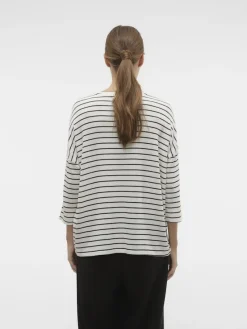 Vero Moda Pullover & Sweatshirts*VMBRIANNA 3/4 PULLOVER BOO REP Snow White