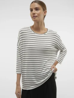 Vero Moda Pullover & Sweatshirts*VMBRIANNA 3/4 PULLOVER BOO REP Snow White