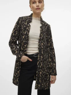 Vero Moda Jacken*VMBRUSHEDKATRINELEO AW JACKET GA ENT Sepia Tint