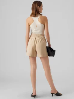 Vero Moda Shorts*VMCARMEN HW LOOSE SHORTS NOOS irish cream