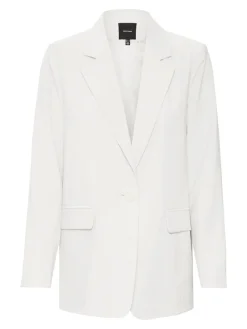 Vero Moda Jacken*VMCARMEN LS LOOSE BLAZER NOOS Snow White