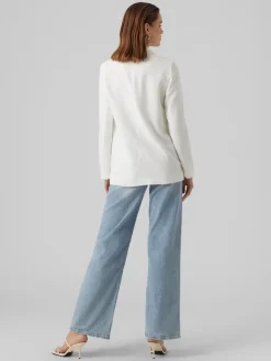 Vero Moda Jacken*VMCARMEN LS LOOSE BLAZER NOOS Snow White