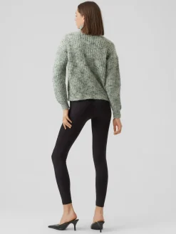 Vero Moda Pullover & Sweatshirts*VMCLAUDIA LS HIGH-NECK ZIPPER BLOUSE GA loden frost