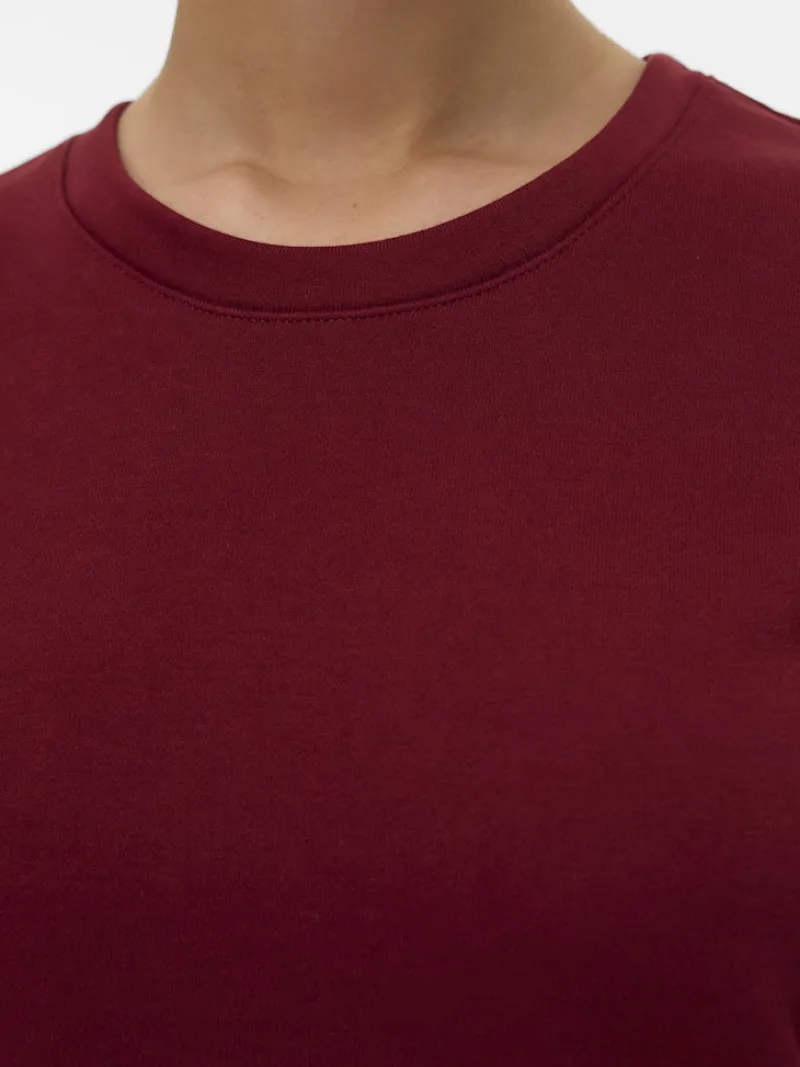 Vero Moda Pullover & Sweatshirts*VMDAMINE LS SWEAT BOX JRS syrah