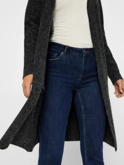 Vero Moda Pullover & Sweatshirts*VMDOFFY LS LONG OPEN CARDIGAN GA NOOS Black