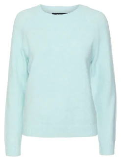 Vero Moda Pullover & Sweatshirts*VMDOFFY LS O-NECK BLOUSE GA NOOS clearwater