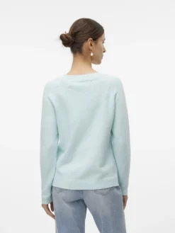Vero Moda Pullover & Sweatshirts*VMDOFFY LS O-NECK BLOUSE GA NOOS clearwater