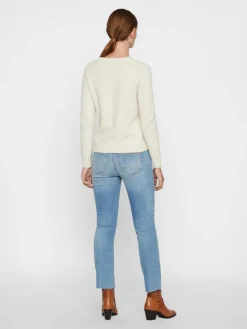 Vero Moda Pullover & Sweatshirts*VMDOFFY LS O-NECK BLOUSE GA NOOS birch1