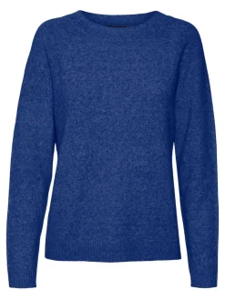 Vero Moda Pullover & Sweatshirts*VMDOFFY LS O-NECK BLOUSE GA NOOS dunkelblau2