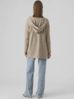 Vero Moda Pullover & Sweatshirts*VMDOFFY LS OPEN HOOD CARDIGAN GA NOOS Sepia Tint