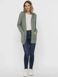 Vero Moda Pullover & Sweatshirts*VMDOFFY LS OPEN HOOD CARDIGAN GA NOOS Laurel Wreath
