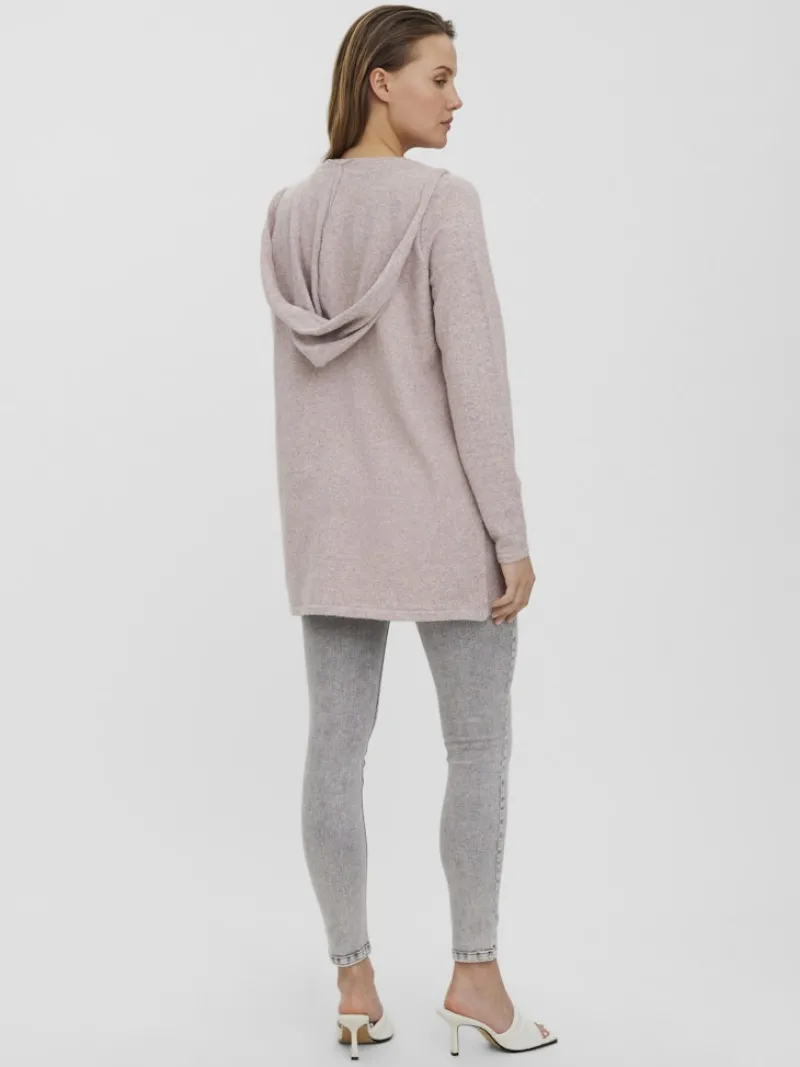Vero Moda Pullover & Sweatshirts*VMDOFFY LS OPEN HOOD CARDIGAN GA NOOS Woodrose