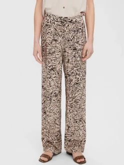 Vero Moda Hosen*VMEASY HW WIDE PANTS WVN GA White Pepper