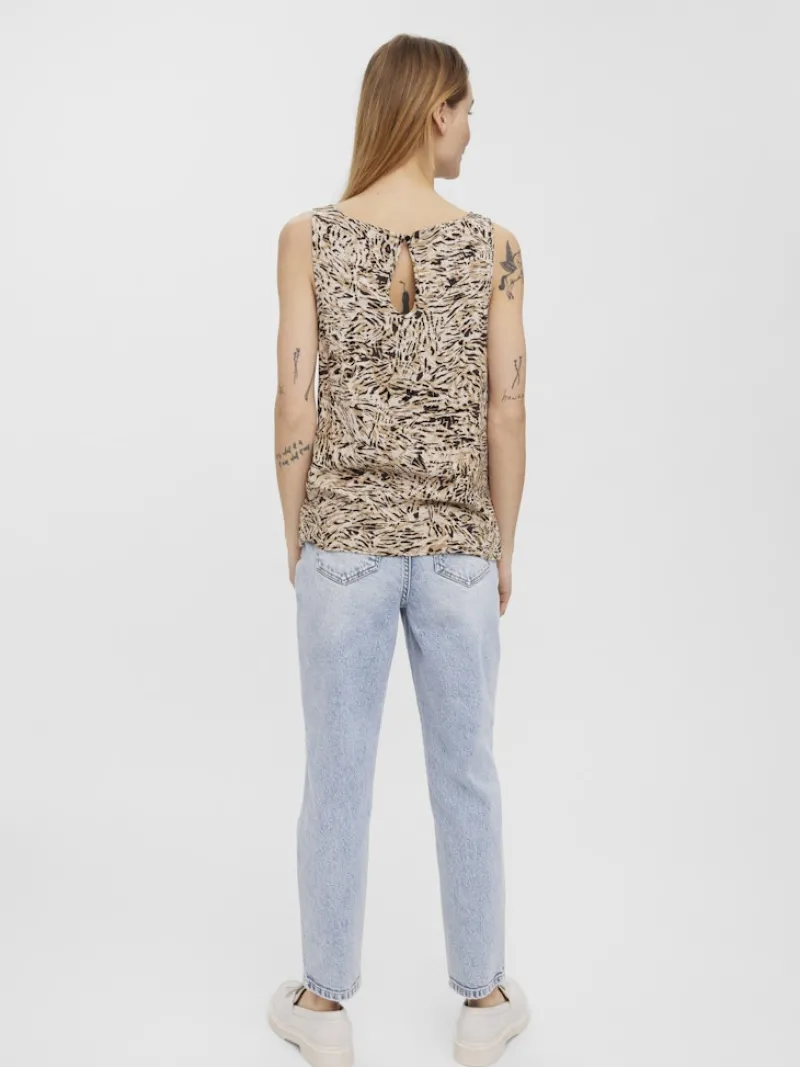 Vero Moda Shirts*VMEASY SL TANK TOP WVN GA White Pepper