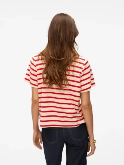 Vero Moda Shirts*VMEMELI S/S V-NECK TOP JRS LCS birch2