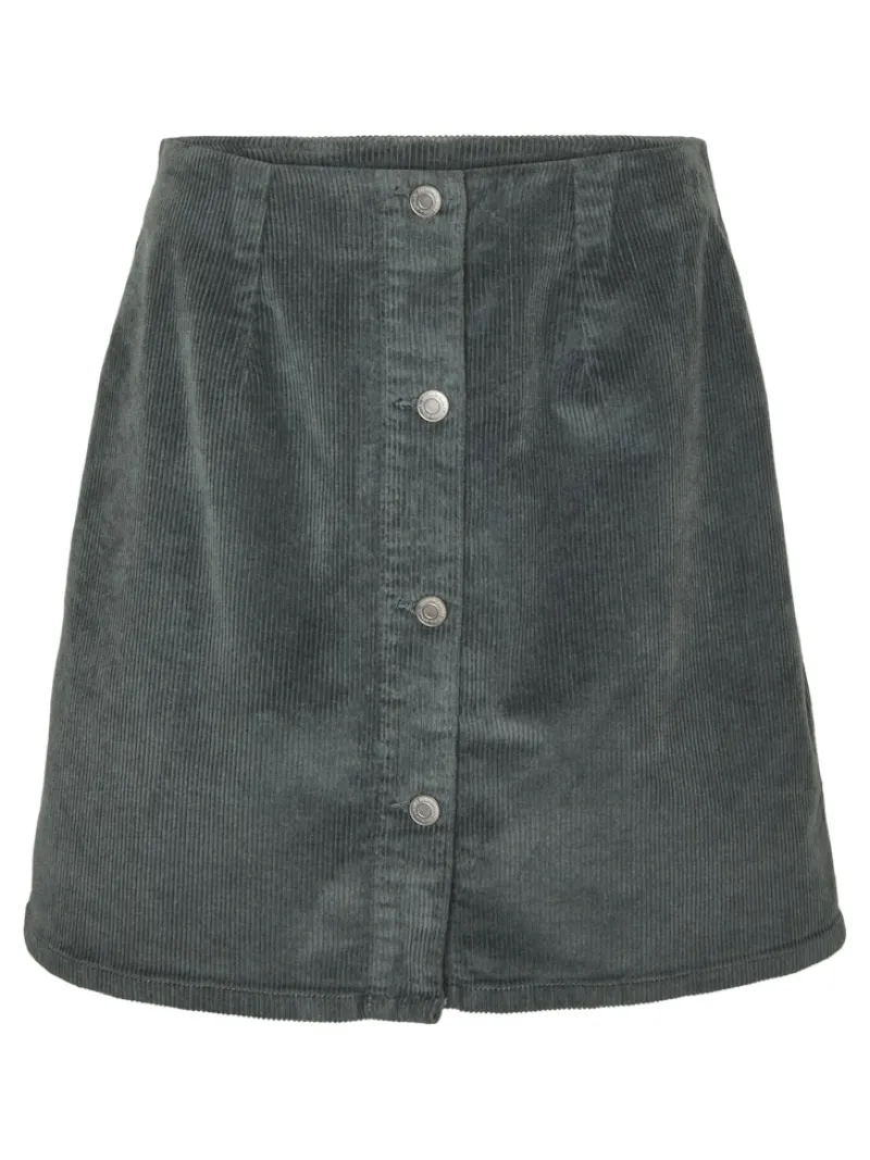 Vero Moda Röcke*VMETTA HR SHORT CORD SKATER SKIRT NOOS Balsam Green