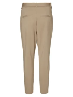 Vero Moda Hosen*VMEVA HR LOOSE BELT PANT GA COLOR Silver Mink