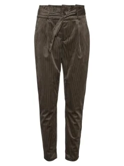 Vero Moda Hosen*VMEVA HR LOOSE PAPERBAG CORD PANT NOOS Peat