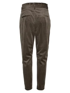 Vero Moda Hosen*VMEVA HR LOOSE PAPERBAG CORD PANT NOOS Peat