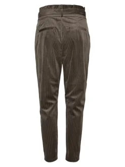 Vero Moda Hosen*VMEVA HR LOOSE PAPERBAG CORD PANT NOOS Peat