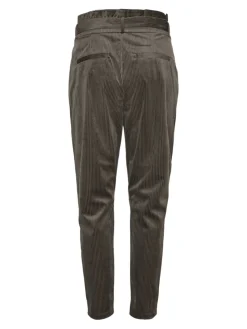 Vero Moda Hosen*VMEVA HR LOOSE PAPERBAG CORD PANT NOOS Peat