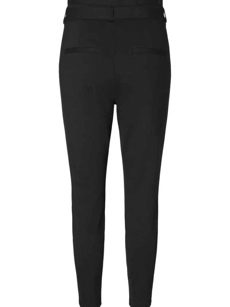 Vero Moda Hosen*VMEVA HW LOOSE PAPERBAG PANT NOOS Black