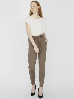 Vero Moda Hosen*VMEVA HW LOOSE PAPERBAG PANT NOOS bungee cord