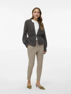 Vero Moda Hosen*VMEVA MR LOOSE STRING PANT GA NOOS Fossil