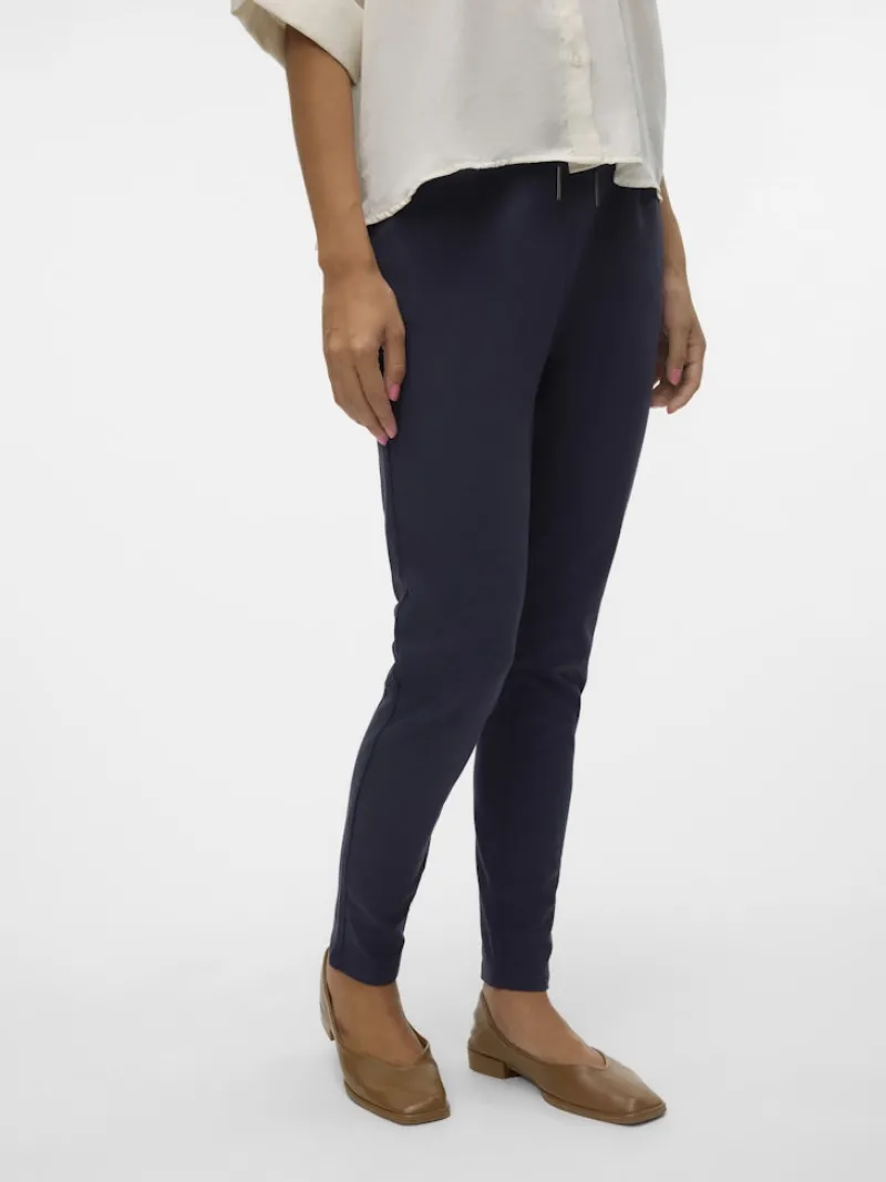 Vero Moda Hosen*VMEVA MR LOOSE STRING PANT GA NOOS Night Sky