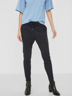 Vero Moda Hosen*VMEVA MR LOOSE STRING PANT GA NOOS Night Sky