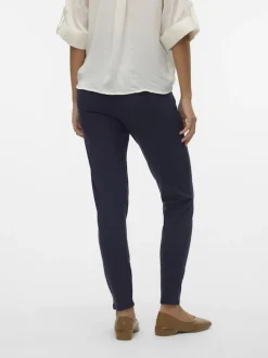 Vero Moda Hosen*VMEVA MR LOOSE STRING PANT GA NOOS Night Sky