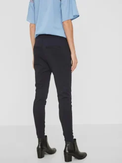 Vero Moda Hosen*VMEVA MR LOOSE STRING PANT GA NOOS Night Sky