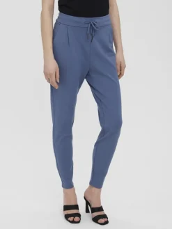 Vero Moda Hosen*VMEVA MR LOOSE STRING PANT GA NOOS china blue