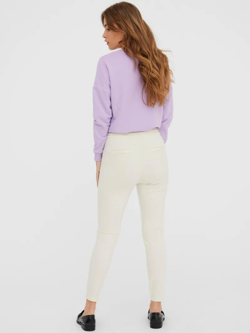 Vero Moda Hosen*VMEVA MR LOOSE STRING PANT GA NOOS birch