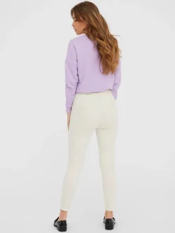 Vero Moda Hosen*VMEVA MR LOOSE STRING PANT GA NOOS birch