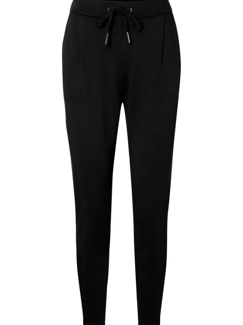 Vero Moda Hosen*VMEVA MR LOOSE STRING PANT GA NOOS Black