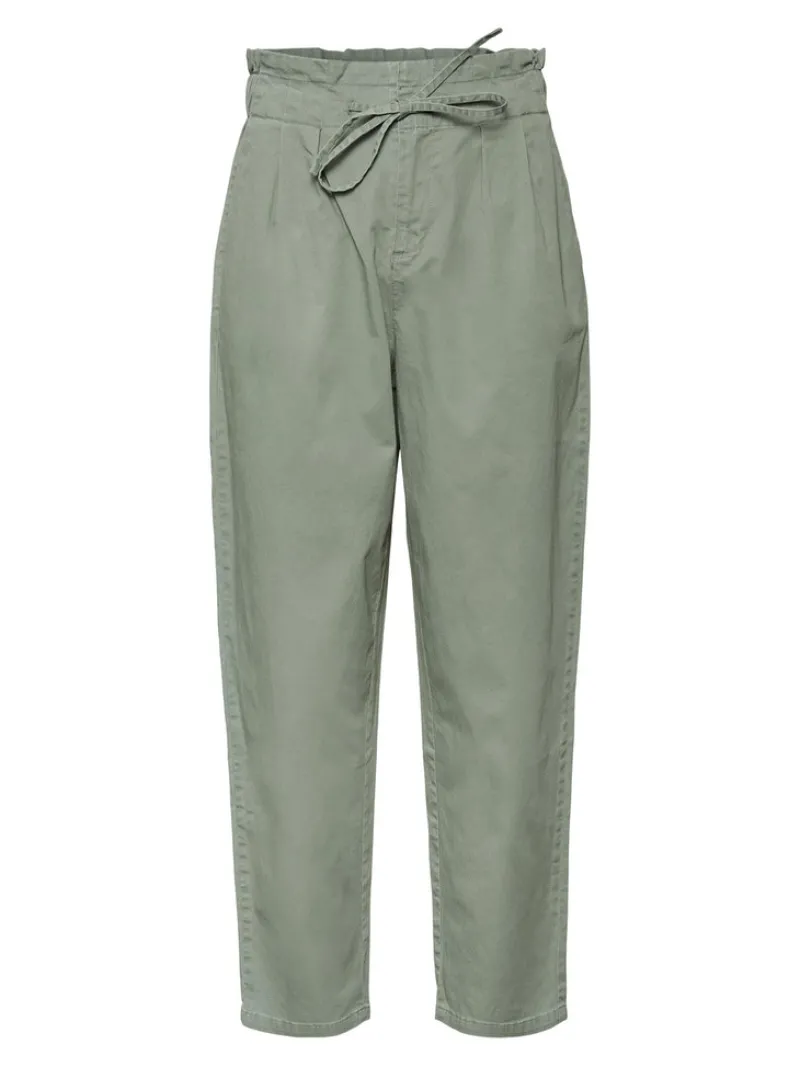 Vero Moda Hosen*VMEVANY HR LOOSE STRING ANKL PANT GA Laurel Wreath