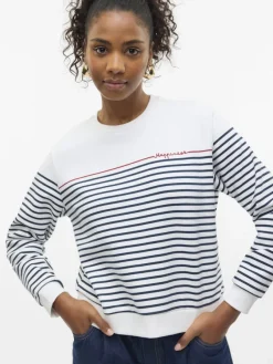 Vero Moda Pullover & Sweatshirts*VMFERNANDA LS SWEAT BOX JRS GA Cloud Dancer