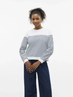 Vero Moda Pullover & Sweatshirts*VMFERNANDA LS SWEAT BOX JRS GA Cloud Dancer