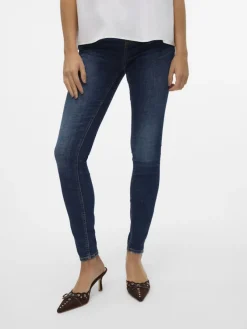 Vero Moda Jeans*VMFLASH MR SKINNY JEANS LI3303 GA NOOS Dark Blue Denim