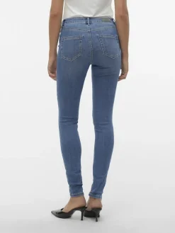 Vero Moda Jeans*VMFLASH MR SKINNY JEANS LI347 GA NOOS Medium Blue Denim