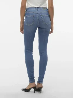 Vero Moda Jeans*VMFLASH MR SKINNY JEANS LI347 GA NOOS Medium Blue Denim