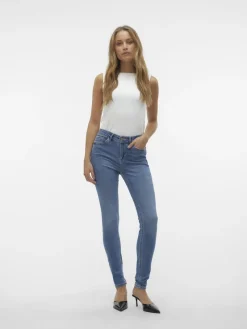 Vero Moda Jeans*VMFLASH MR SKINNY JEANS LI347 GA NOOS Medium Blue Denim