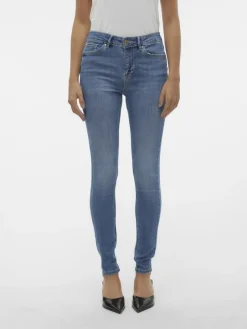 Vero Moda Jeans*VMFLASH MR SKINNY JEANS LI347 GA NOOS Medium Blue Denim